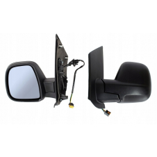 ESPEJO DE PUERTA ELECTRICO CALEFACTABLE. (5 PINES)  (CRISTAL CONVEXO)