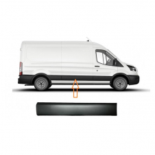 MOLDURA DE PUERTA CORREDERA NEGRA (DISTANCIA ENTRE EJES LARGA)