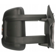 RETROVISOR LARGO ELECTRICO BRAZO 25 CM CALEFACTABLE (INTERMITENTE) (BOMBILLA 16W) (8 PINES)(CONVEXO)