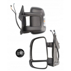 ESPEJO DE PUERTA ELÉCTRICO CALEFACTABLE PLEGABLE CORTO BRAZO 9 CM(8 PINES+4 PINES)(CON INTERMITENTE WY5W CON SENSOR)(CRISTAL CONVEXO)