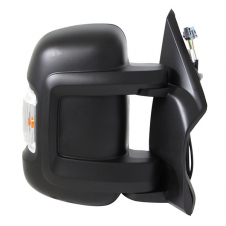 RETROVISOR ELECTRICO CALEFACTABLE PLEGABLE(CORTO) (INTERMITENTE W16W/ANTENA) (10 PINES) (CRISTAL CONVEXO)