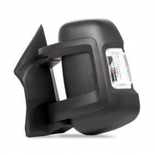 ESPEJO DE PUERTA ELECT. CALEFACTABLE CORTO BRAZO 9 CM (CON INTERMITENTE 16W/SENSOR)(8+2 PINES)  (CRISTAL CONVEXO)