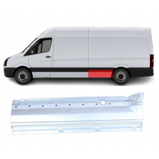 ESQUINA DEL GUARDABARROS TRASERO (PARTE DELANTERA) NEUMÁTICOS SIMPLES-CAJA MEDIANA (4489 mm)