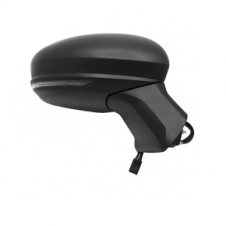 RETROVISOR ELÉCTRICO CALEFACTABLE NEGRO (CON INTERMITENTE Y SENSOR)(9 PINES) (CRISTAL ASFERICO)