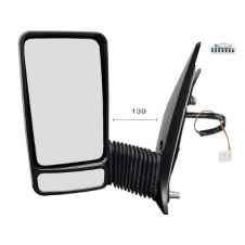 RETROVISOR DE PUERTA MANUAL (CON SENSOR) (2 PINES) (CONVEXO)