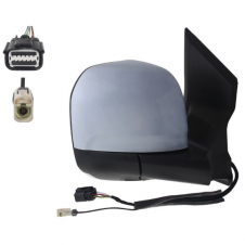 RETROVISOR ELECTRICO CALEFACTABLE IMPRIMADO (INTERMITENTE & ANTENA &SENSOR) (8+1 PINES) (CONVEXO) (CALIDAD A)