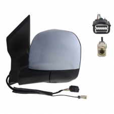 RETROVISOR ELECTRICO PLEGABLE CALEFACTABLE IMPRIMADO (INTERMITENTE & ANTENA) (8+1 PINES) (CONVEXO) (CALIDAD A)