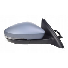 RETROVISOR ELECTRICO PLEGABLE CALEFACTABLE IMPRIMADO(MEMORIA)(INTERMITENTE&LUZ DE SUELO/PUNTO CIEGO) (9+2 PINES) (CONVEXO)