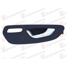 MANETA INTERIOR PLATEADA PARA PUERTA DELANTERA (CON ORIFICIO PARA EL INTERRUPTOR DEL ASIENTO CALEFACTABLE)