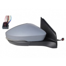 RETROVISOR ELECTRICO CALEFACTABLE PLEGABLE IMPRIMADO (INTERMITENTE& LUZ DE SUELO&ASISTENCIA DE CARRIL) (15 PINES) (CALIDAD A) (CONVEXO)