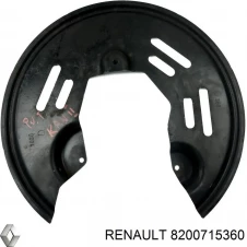 PANEL PROTECTOR CONTRA SALPICADURAS DISCO DE FRENO TRASERO (DIÁMETRO DEL DISCO 315/274 MM)