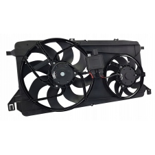 VENTILADOR DE RADIADOR COMPLETO DOBLE 2.3i 16V-2.2 TDCi + A / C(380/280MM)(3 PINES)