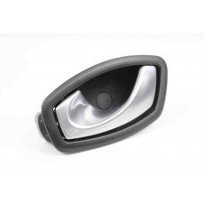 MANETA DE PUERTA DELANTERA/TRASERA INTERIOR PLATA/NEGRO