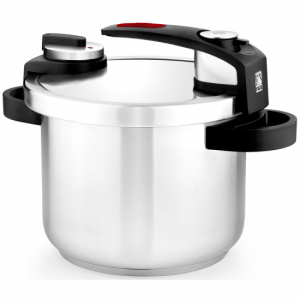 Olla a presión Bra Tekna rápida A185603, 22 cm, 7 litros, inclusive inducción, abrefácil, Ref. 185603, inox