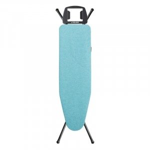 Tabla de planchar Rolser K04016 6 posiciones regulables y de fácil plegado altura con regulación automática 112 x 32cm turquesa