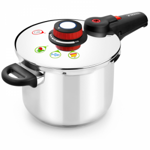 Olla a presión Monix Selecta, 4 litros, 21 cm, súper rápida, Ref. M790001, inox