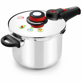 Olla a presión Monix Selecta, 7 litros, 22 cm, súper rápida, Ref. M790003, inox