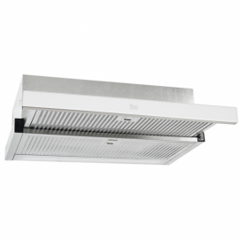 Campana tradicional Teka CNL 6415 Plus, motor blindado, doble turbina, 60 cm, 5 velocidades, 385 m3/h, 52dB, clase A, válvula antirretorno, barra...