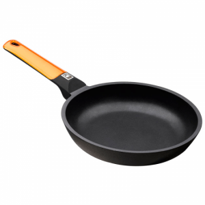 Sartén Bra Efficient orange 28 cm aluminio fundido 6 mm Ref: 281228 negro/naranja