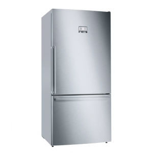 Frigorífico combi Bosch KGB86AIFP, 186 x 86 x 81 cm, No Frost, clase F, 384 kWh año, 42dB, 631 litros, cajón XXL, BigBox, display, acero inox antihuellas