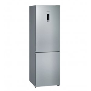 Frigorífico combi Siemens KG36NXIEA 186 x 60 x 66cm No Frost clase E 39dB hyperFresh reversible display luz LED inox antihuellas