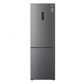 Frigorífico combi Lg GBP61DSXGC 186 x 59.5 x 68.2cm No Frost motor Inverter FreshConverter puerta reversible zona 0 grados clase D grafito