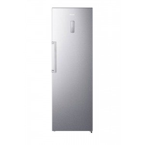 Frigorífico 1 puerta Hisense RL481N4BIE, 185.5 x 59.5 x 65.1 cm, Cíclico, display LED, clase E, nivel sonoro 40dB, control electrónico, iluminación LED, 388 litros bruto, acero inox