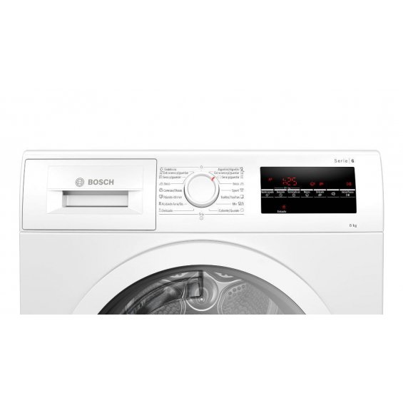 Secadora con bomba de calor Bosch WTR87641ES, 8 kg, clase C, 97 kWh/100 ciclos, 64 dB, AutoDry, Express 40 min, blanco - imagen 3