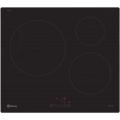 Placa de inducción Balay 3EB865ERS, 3 zonas, 17 niveles, 60 cm, zona gigante 28 cm, 4600W, cristal negro