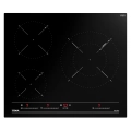 Placa inducción Teka IBC 63015 MSS, 60 cm, 3 zonas, 7200W, sin marco, Touch Control Multislider, zona grande 28 cm, ref. 112520018, cristal negro