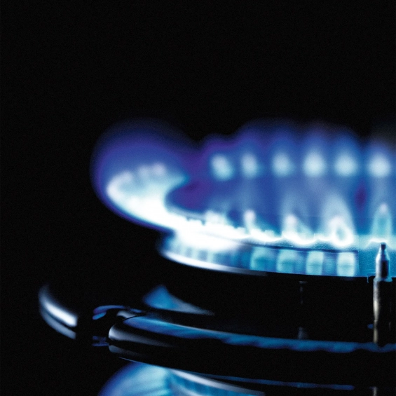 Placa de gas butano Cata LCIB 6031 BK, 4 zonas, 64 cm, encendido electrónico, parrillas de hierro fundido, 9250W, ref. 08041503, Cristal Gas, cristal negro - imagen 3