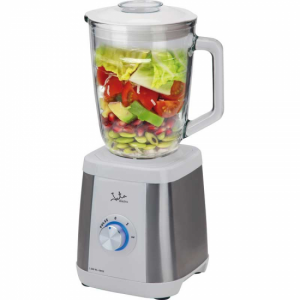 Batidora de vaso Jata BT797 1300W vaso de cristal capacidad 1,5 litros blanco