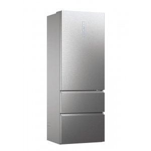 Frigorífico combi Haier HTW7720ENMP 200.6 x 70 x 67.5cm No Frost clase E 37dB 3 puertas frigo 3D 70 Series 7 acero inox