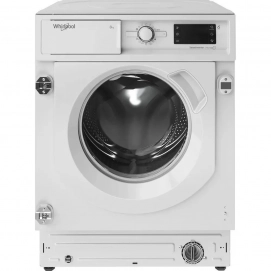 Lavadora integrable Whirlpool BI WMWG 81485 EU, 8kg, 1400rpm, clase B, 55 kWh/100 ciclos, 70dB, Inverter, display, blanco
