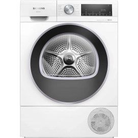 Secadora de condensación con bomba de calor Siemens WQ35G200ES, Serie iQ500, 8kg, clase E, 147 kWh/100 ciclos, 64dB, luz LED, media carga, 13...