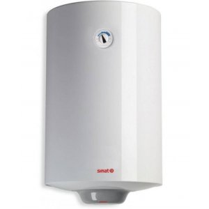 Termo eléctrico Simat 80, 1200W, 80 litros, 8 bar, IPX3, ánodo magnesio, intalación vertical, con termostato, blanco