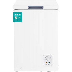 Arcón congelador horizontal Hisense FT125D4AWE, 86 x 55 x 47.9 cm, Cíclico Estático, clase E, 167 kWh año, 40dB, 95 litros, blanco