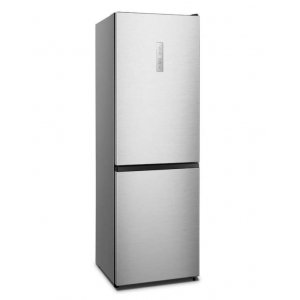 Frigorífico combi Hisense RB390N4CCD 186 x 59.5 x 59 cm No Frost clase D 36dB Multi Airflow reversible luz LED inox