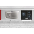 Placa de gas natural y butano Cata SCI 6021 BK, 3 zonas, Cristal Gas, 6250W, ref. 08068405, cristal negro - imagen 4