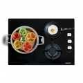 Placa de gas Cata CCI 5003 BK, 3 zonas, Cristal Gas, 6250W, ref. 08041505, cristal negro - imagen 2