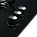 Placa de gas Cata CCI 5003 BK, 3 zonas, Cristal Gas, 6250W, ref. 08041505, cristal negro - imagen 3
