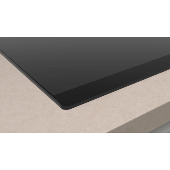 Placa de inducción Balay 3EB864FR, 3 zonas, 4600W, biselada, zona grande 24 cm, 17 niveles, cristal negro - imagen 8