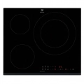 Placa de inducción Electrolux LIL60336, Serie 500, 3 zonas, zona gigante 32 cm, 4600W, biselada, cristal negro
