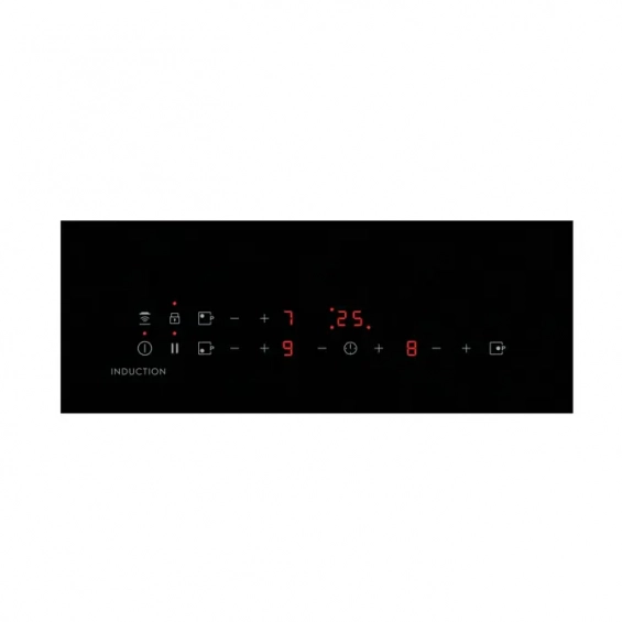 Placa de inducción Electrolux LIL60336, Serie 500, 3 zonas, zona gigante 32 cm, 4600W, biselada, cristal negro - imagen 9