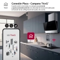 Placa de inducción LG CBIZ2435B, 4 zonas, 2 Flex inducción, 7400W, 15 niveles + Boost, zona gigante 28 cm, WiFi, cristal negro - imagen 5
