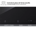 Placa de inducción LG CBIZ2435B, 4 zonas, 2 Flex inducción, 7400W, 15 niveles + Boost, zona gigante 28 cm, WiFi, cristal negro - imagen 6