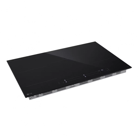 Placa de inducción LG CBIZ2435B, 4 zonas, 2 Flex inducción, 7400W, 15 niveles + Boost, zona gigante 28 cm, WiFi, cristal negro - imagen 2