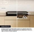 Placa de inducción Samsung NZ63B5046GK/U1, 3 zonas Flex inducción, 7400W, zona grande 28 cm, WiFi, cristal negro - imagen 4