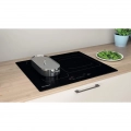 Placa de inducción Indesit IB 44Q60 NE, 3 zonas, zona puente, 7200W, 9 niveles + Booster, cristal negro - imagen 8
