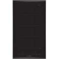 Placa modular de inducción Bosch PXX375FB1E, placa dominó 30 cm, 2 zonas Flex inducción, 3700W, cristal negro